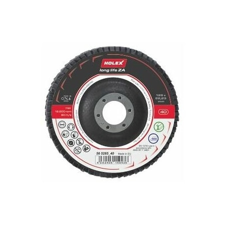 Holex Long Life ZA Flap Disc, Dia: 125 mm, Grit: 60 565285 60